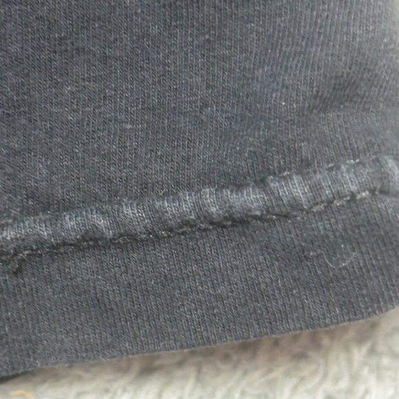 VINTAGE Rolling Stones Shirt Mens XL Black AAA Tongue Lips Logo Band Rock Y2K 02 - Picture 7 of 11